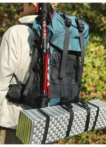 Large capacity outdoor mountaineering backpack men waterproof travel hiking sports daypack.