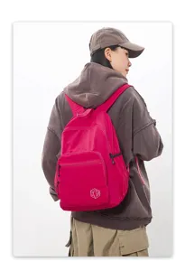 Lightweight waterproof minimalist candy-colored backpack for women travel fitness daily use