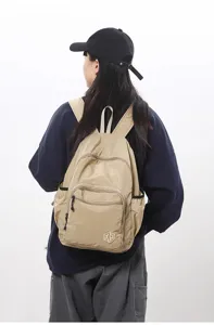 Lightweight waterproof backpack for women, multi-pocket casual daily travel daypack stylish.