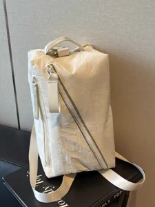 Borsa Zaino Trasformabile da Donna in Nylon Minimalista Multiuso Tinta Unita Grande Capacità Tracolla Zainetto Casual da Viaggio
