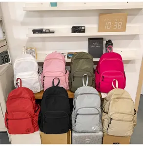 Candy color lightweight waterproof foldable travel backpack, casual daily mini daypack for women.