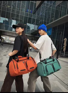 Bolsa de viaje hombre gran capacidad bolso deportivo impermeable para fin de semana