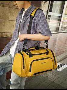 Grand sac de voyage fourre-tout pour homme et femme, sac de sport fitness imperméable.