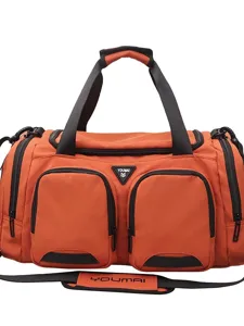 Bolsa de Viaje Deportiva de Gran Capacidad Multifuncional Grande para Hombres Naranja