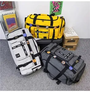 Grote capaciteit reistas duffel, waterdichte sporttas met nat en droog scheiding voor reizen en fitnessbag.