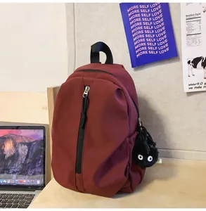 Lightweight casual backpack for daily use, school, and travel. Comfortable design with front zipper.