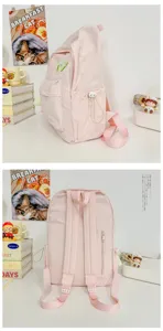 Zaino mini rosa, stile ins giapponese, zainetto casual leggero perfetto per donne e ragazze.
