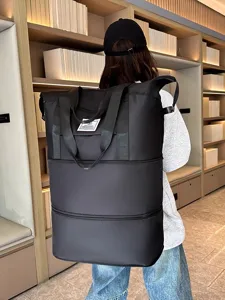 Grande zaino da viaggio per donna, borsa da viaggio impermeabile di grande capacità per sport.