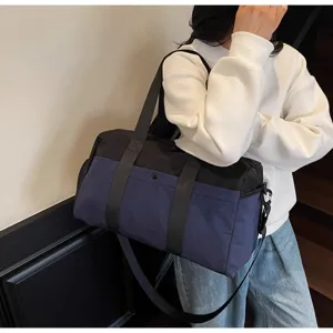 Dettagli della grande borsa da viaggio per donne, borsa sportiva leggera per fitness e yoga.