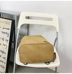 Sac bandoulière vintage en toile pour homme et femme, grand sac de poitrine multifonction.