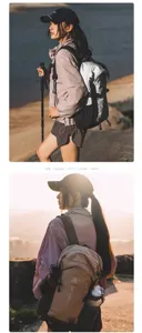 Leichter wasserdichter Nylon-Wanderrucksack für Outdoor-Bergsteigen und Reisen für Touren.