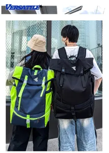 Large capacity men's outdoor backpack sports training school bag multi-functional design
