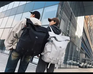 Large capacity multi-functional outdoor travel backpack, stylish sports rucksack for men.