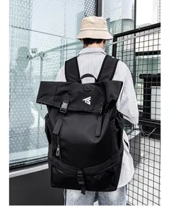 Large capacity men backpack outdoor hiking travel sports school bag casual stylish daypack for men.