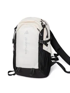 Outdoor Wander- und Bergsteiger-Rucksack, leicht, wasserdicht, Nylon Reisetasche schwarz-weiß