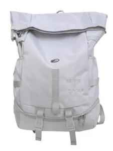 Large capacity multi-functional backpack outdoor travel sports bag light grey roll-top daypack