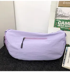 Lightweight outdoor travel crossbody bag large capacity casual sports luggage shoulder bag