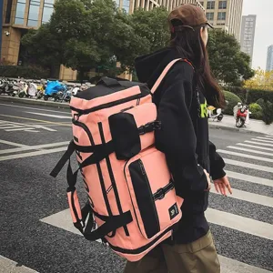 Große reise rucksack tasche für fitness und outdoor, multifunktionaler gepäck rucksack.