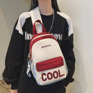 Unisex Streetwear Nylon Chest Bag Lightweight Multi Pocket Crossbody Sling Bag Printed Letter Casual Travel Sling Shoulder Pack For Men Women Students