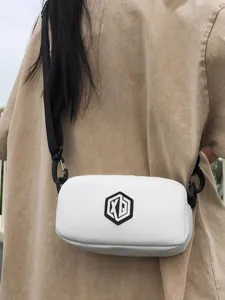 Waterproof small crossbody bag for women and men, casual stylish mobile phone shoulder bag.