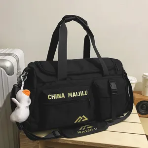 Große Reise-Sporttasche für Damen und Herren, große Kapazität, Fitness-Tasche mit Nassfach.