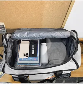 Grande borsa da viaggio capiente borsone sportivo multifunzionale per uomo e viaggiatori