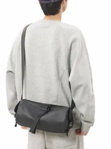 Wasserdichte zylindrische Sport Umhängetasche für Damen und Herren, Outdoor Fitness Reisetasche.