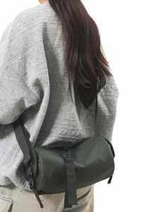 Wasserdichte zylindrische Sporttasche Fitness Reisetasche Umhängetasche für Outdoor