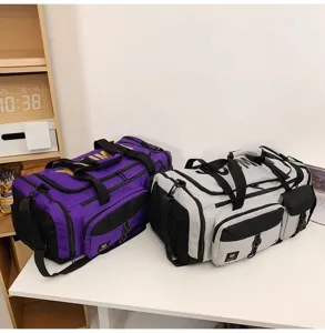Grosse Kapazitaet Reise Sporttasche leichte Fitness Duffel Tasche Schultergepaeck Bag neu