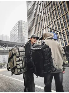 Large capacity travel backpack multi-functional gym sports training bag for short trips