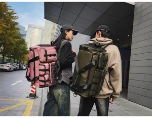 Large capacity travel backpack multi-functional gym sports training bag for outdoor travel