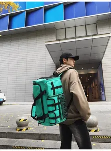 Large capacity travel backpack multi-functional sports fitness bag daily outdoor commuter bag