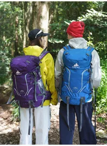 Sac à dos de randonnée extérieur professionnel 45L grande capacité pour voyage camping