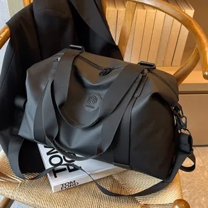 Gran Capacidad Tela Oxford Bolso de Viaje Separación Seco Húmedo Impermeable Deporte Fitness Bolso de Mano Fin de Semana