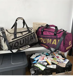 Große Reise-Sporttasche mit großem Fassungsvermögen für Damen und Herren, Fitness-Duffle.