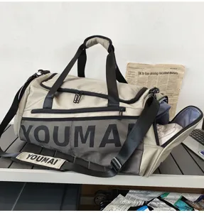 Grosse Reise-Sporttasche fur Damen und Herren, Fitness-Tasche mit Schuhfach und grossem Stauraum.