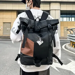 Fashion large capacity backpack for men and women, casual travel sports lightweight daypack.