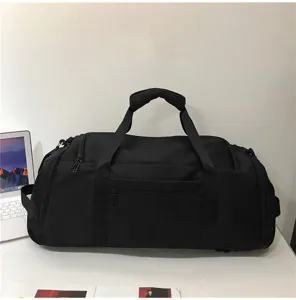 Grosse Kapazitat Reise Sporttasche Fitness Duffel Bag mit Nass Trocken Trennung fur Damen Herren