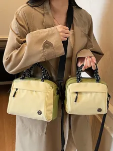 Borsa a mano da donna dal design di nicchia multi-comparto elegante borsa a tracolla.