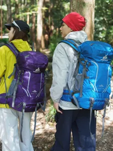 Sac à dos de randonnée extérieur professionnel pour hommes et femmes, grande capacité 45L voyage.