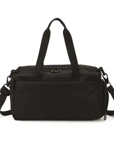 Waterproof sports gym bag for men and women, portable travel duffel with shoulder strap.