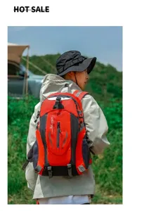 Outdoor Sport Bergsteigern Rucksack 40L Grosse Kapazität Leichte Reise Rucksack