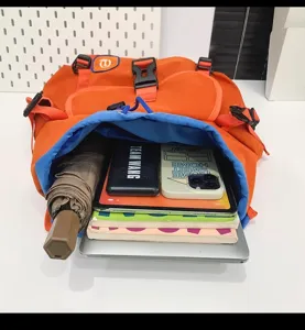 Grand sac à dos de camping pour hommes, sac d'école de voyage étanche léger avec poches