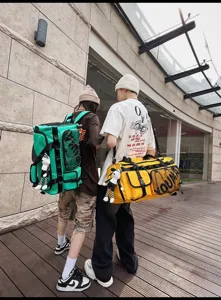 Large capacity sports gym travel backpack and duffel bag set for men and women outdoor trips.