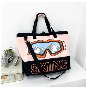 Große Reisetasche wasserdichte Skiausrüstung Fitness Tasche mit verstellbarem Schultergurt