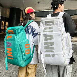 Große Kapazität Oxford Gewebe Reise Rucksack Für Damen Herren Outdoor Fitness Gym Tasche Sportlich Kurzreise Gepäck Rucksack Mit Schuhfach