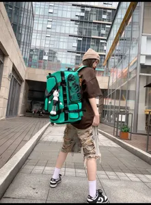 Large capacity waterproof fitness sports backpack for travel and outdoor activities.