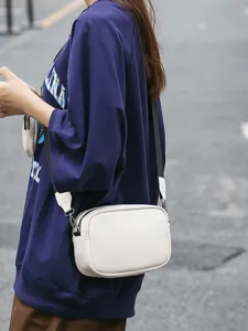 Koreaanse stijl minimalistische casual schoudertas voor vrouwen dagelijkse mode reizen.