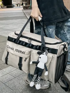 Grote Capaciteit Sport Gym Tas Waterdichte Reistas Duffel Tas Met Nat-Droog Scheiding Schoenenvak Voor Dames Heren
