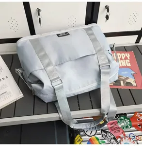 Lightweight travel duffel bag, large capacity gym bag for women daily sports and weekend trips.